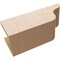 Ekena Millwork 6in. W x 6in. H x 16in. L Carmel Woodgrain TimberThane Rafter Tail, Primed Tan RFTUR06X06X16CARRCPR - alternate 4